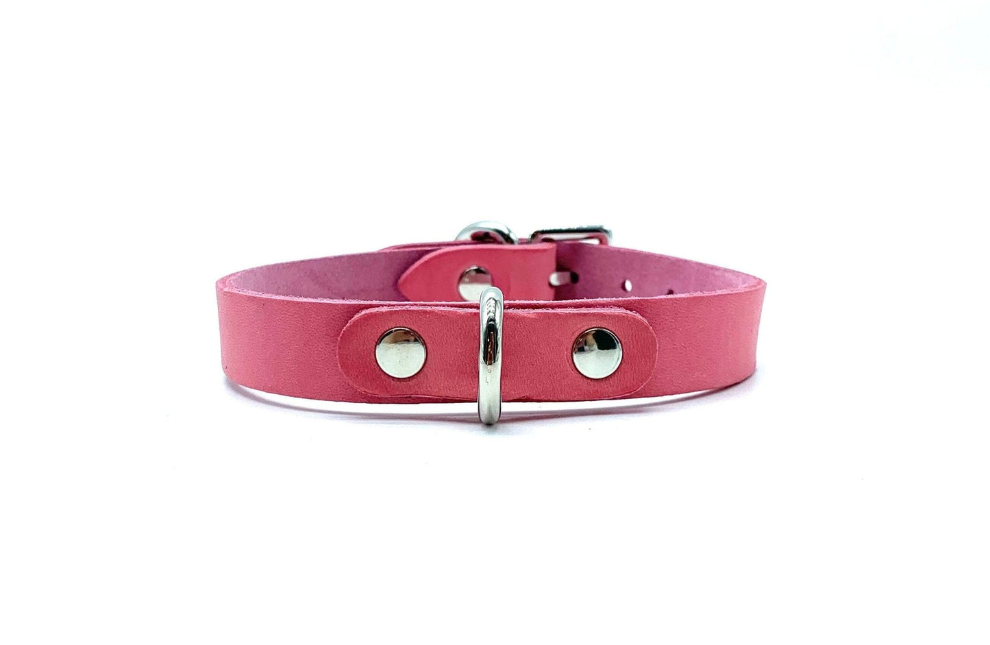 BDSM Day Collar "Mona", 0.75" Submissive Choke, Green DDlg Collar, Kitten Play Choker - Lulexy
