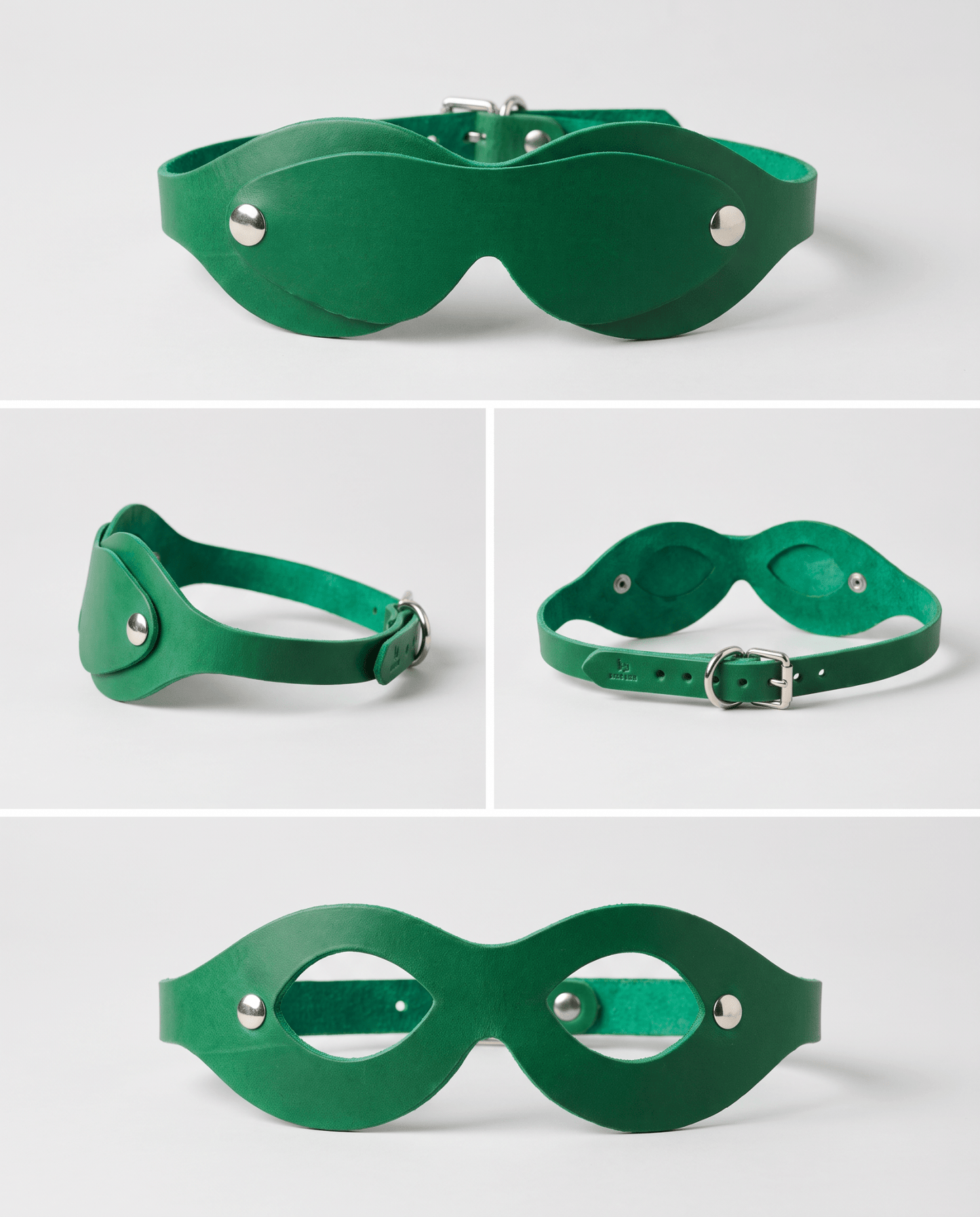 Italian Leather PEEKABOO Blindfold - Lulexy