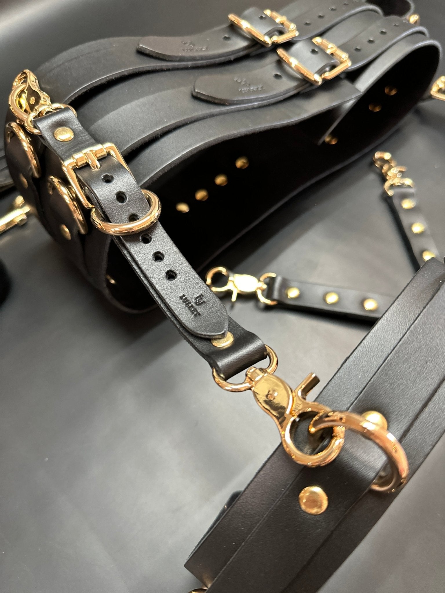 Mona 10 - Piece Black Bondage Kit - Lulexy