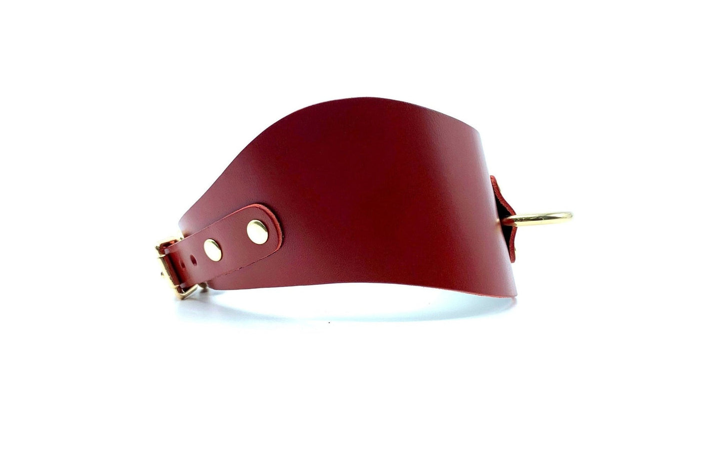 MONA Red Curved Collar - Lulexy