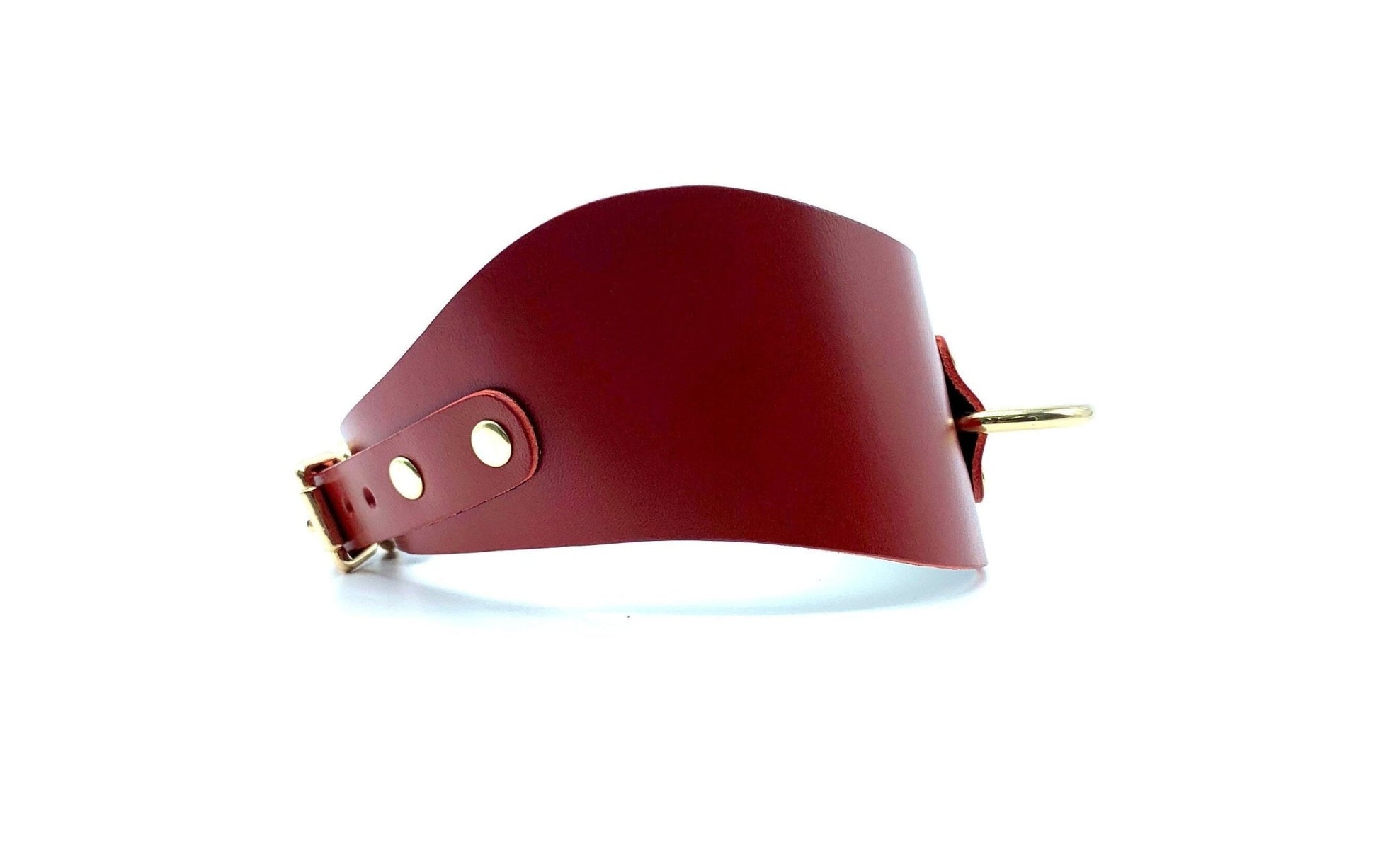 MONA Red Curved Collar - Lulexy