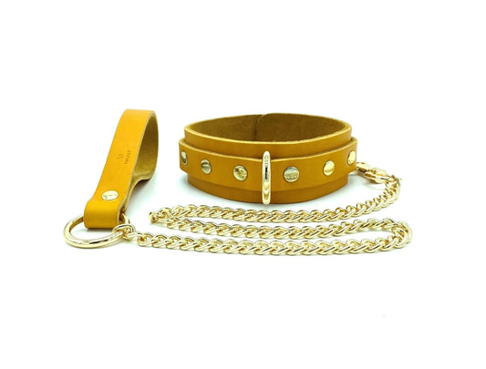 MONA Yellow Collar & Leash Set - Lulexy