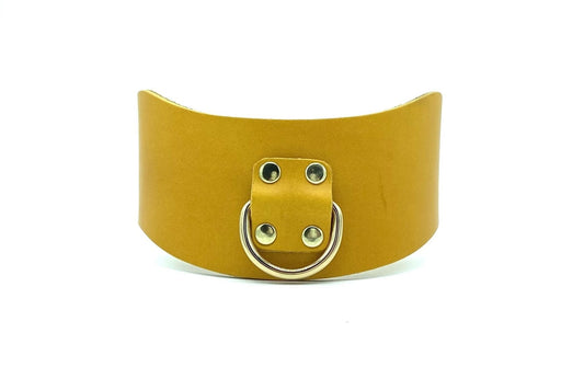MONA Yellow Curved Collar - Lulexy