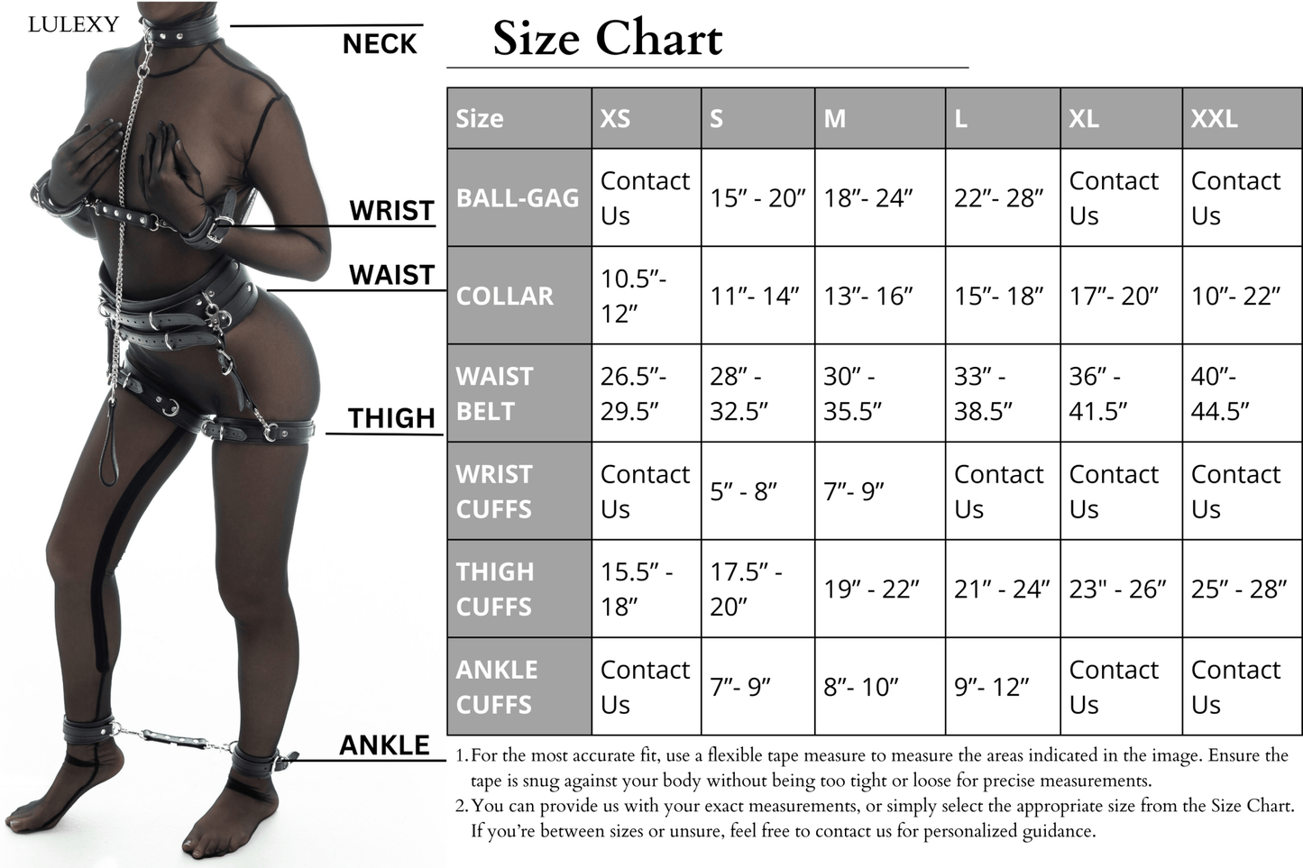 TANGO Black Leather Collar and Leash - Lulexy