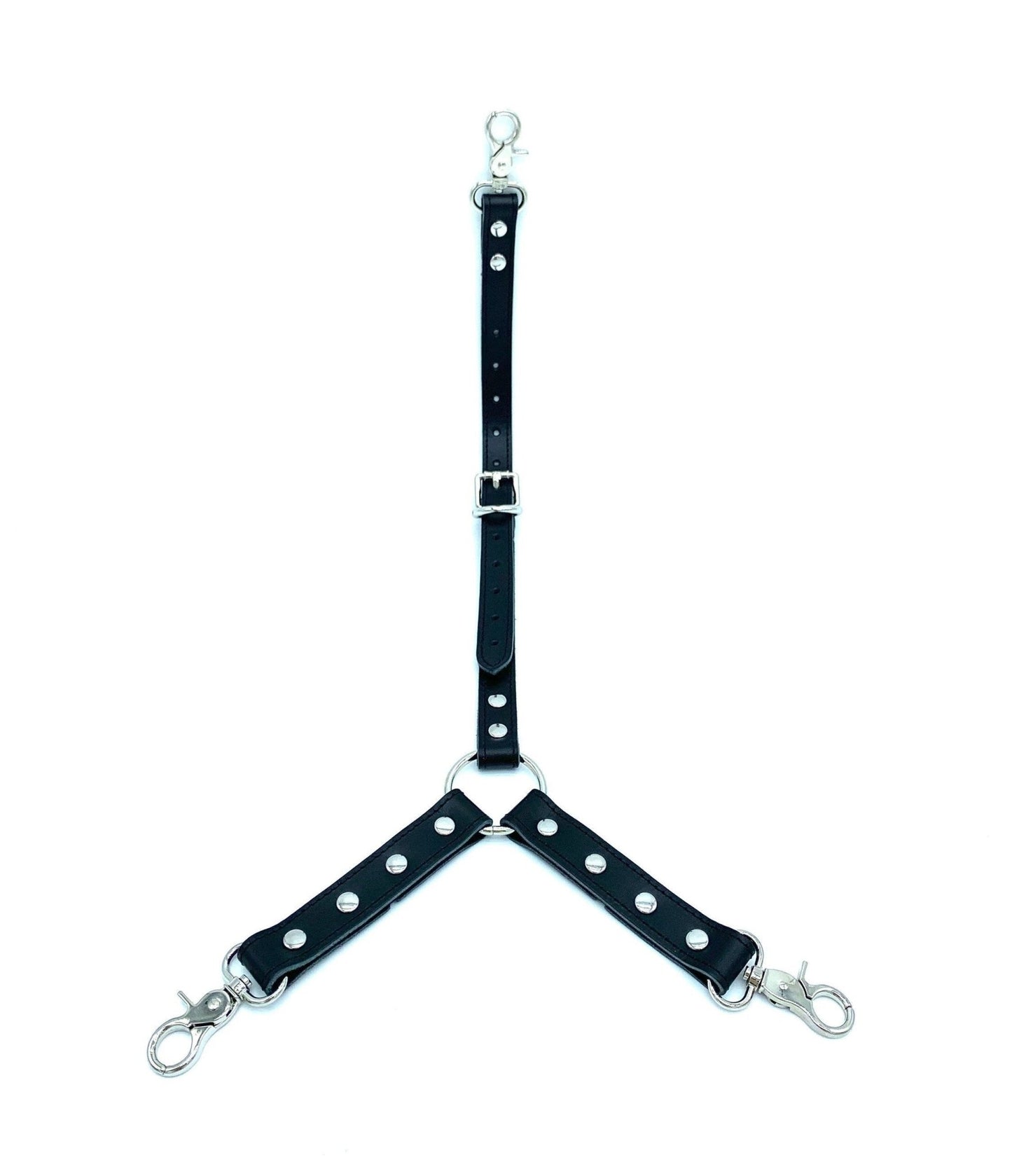 "TANGO" Black Stitched 3-Way Connector - Lulexy