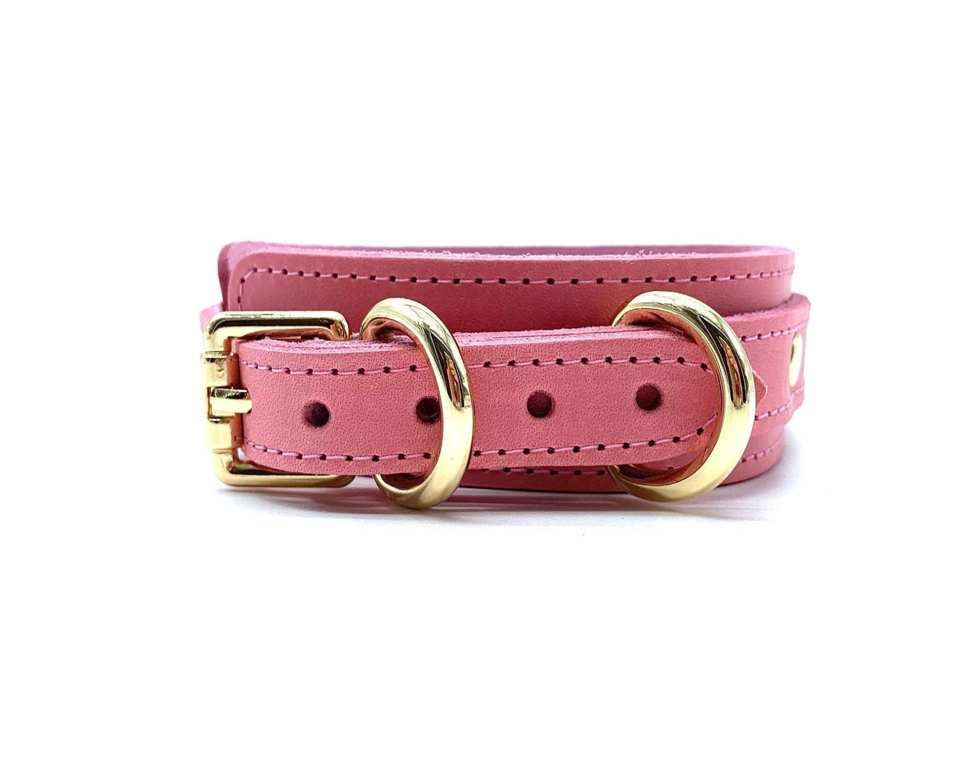 TANGO Pink Collar & Leash Stitched - Lulexy