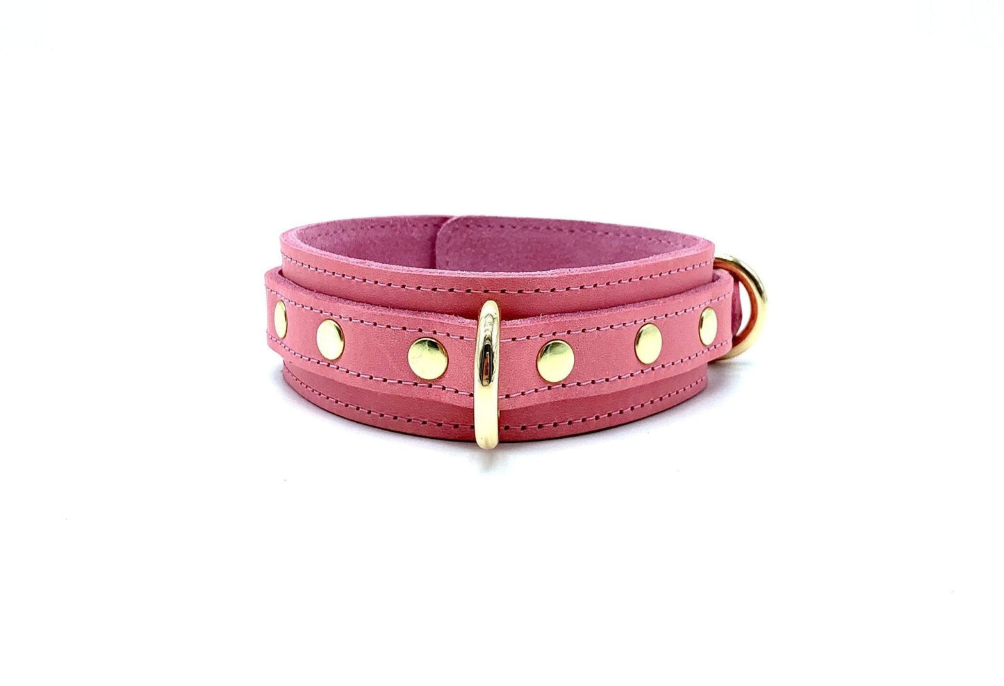 TANGO Pink Leather Collar & Leash - Lulexy
