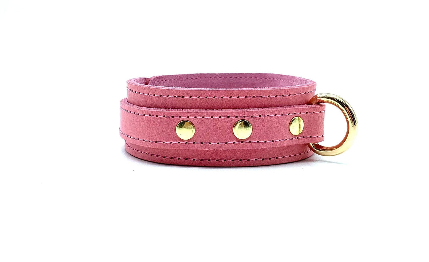 TANGO Pink Leather Collar & Leash - Lulexy