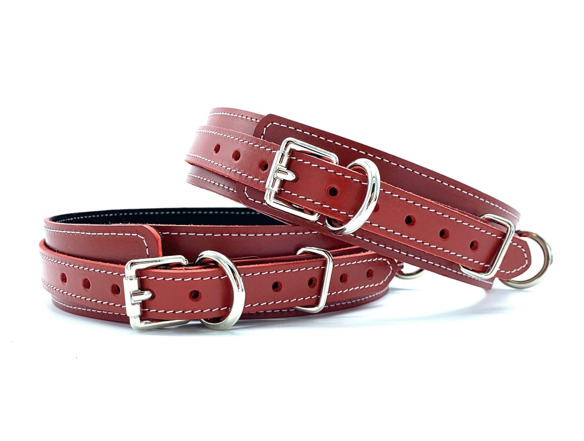 TANGO Red Thigh Cuffs - Lulexy