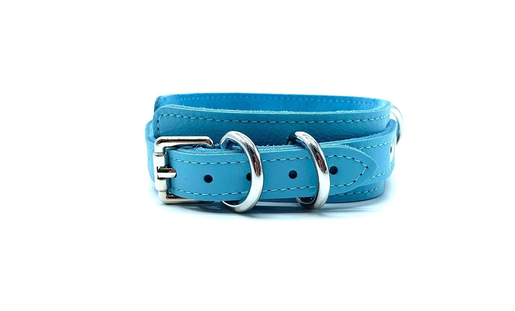 VIENNA Baby Blue Collar & Leash Set - Lulexy