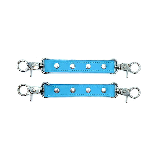 VIENNA Baby Blue Leather 2-Way Connectors - Lulexy