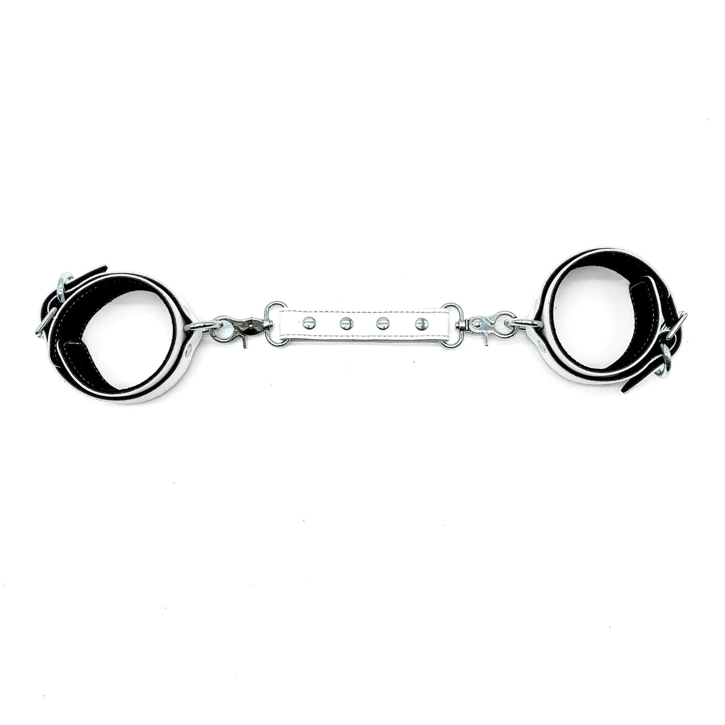 VIENNA White Leather 2-Way Connectors - Lulexy