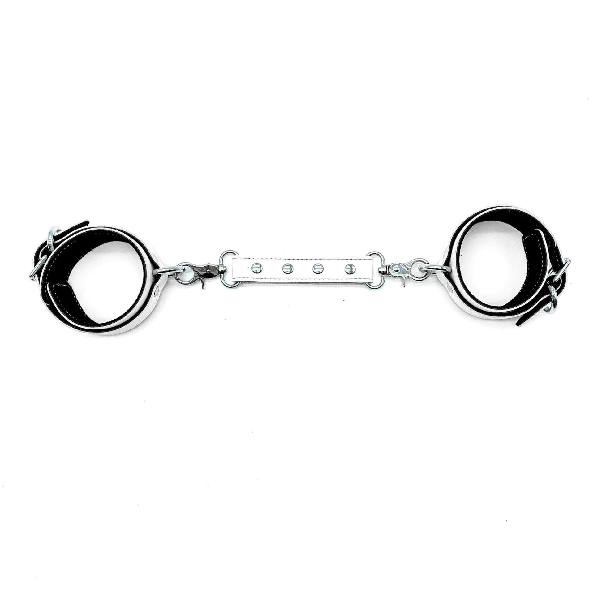 VIENNA White Leather 2-Way Connectors - Lulexy