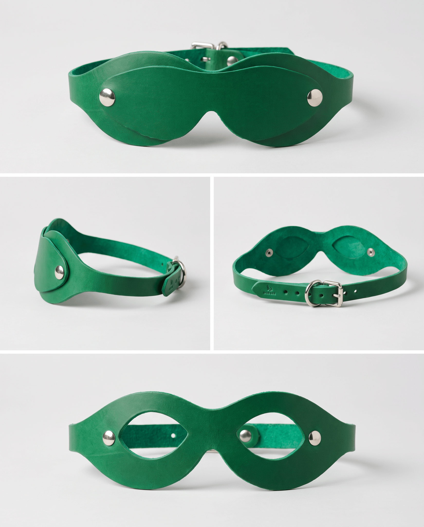 Italian Leather PEEKABOO Blindfold - Lulexy