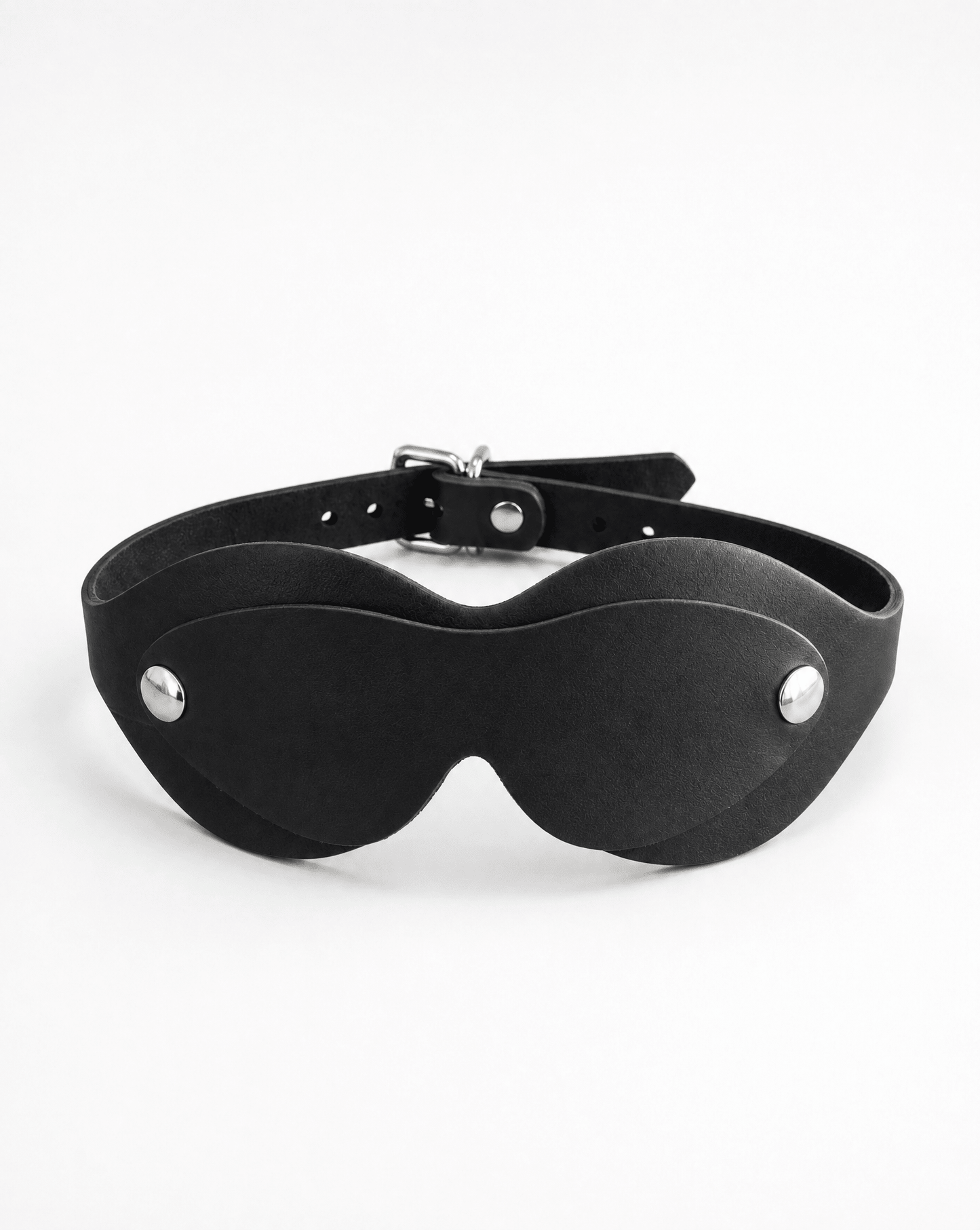 Italian Leather PEEKABOO Blindfold - Lulexy