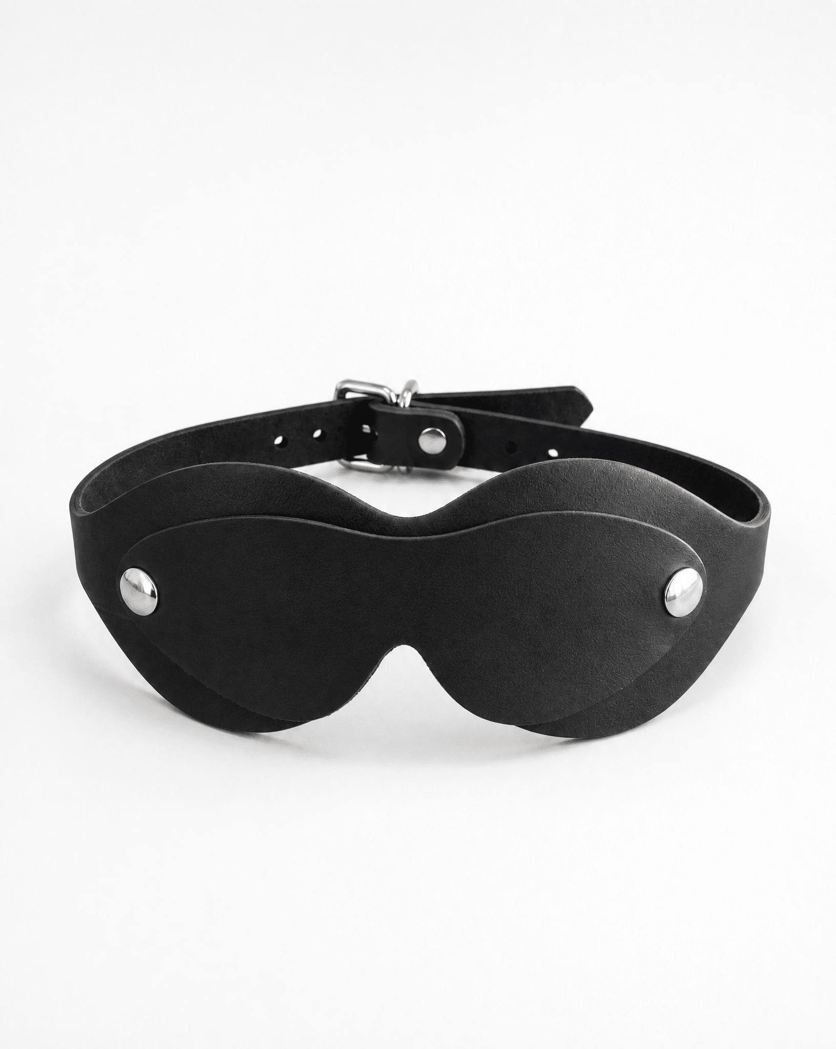 Italian Leather PEEKABOO Blindfold - Lulexy