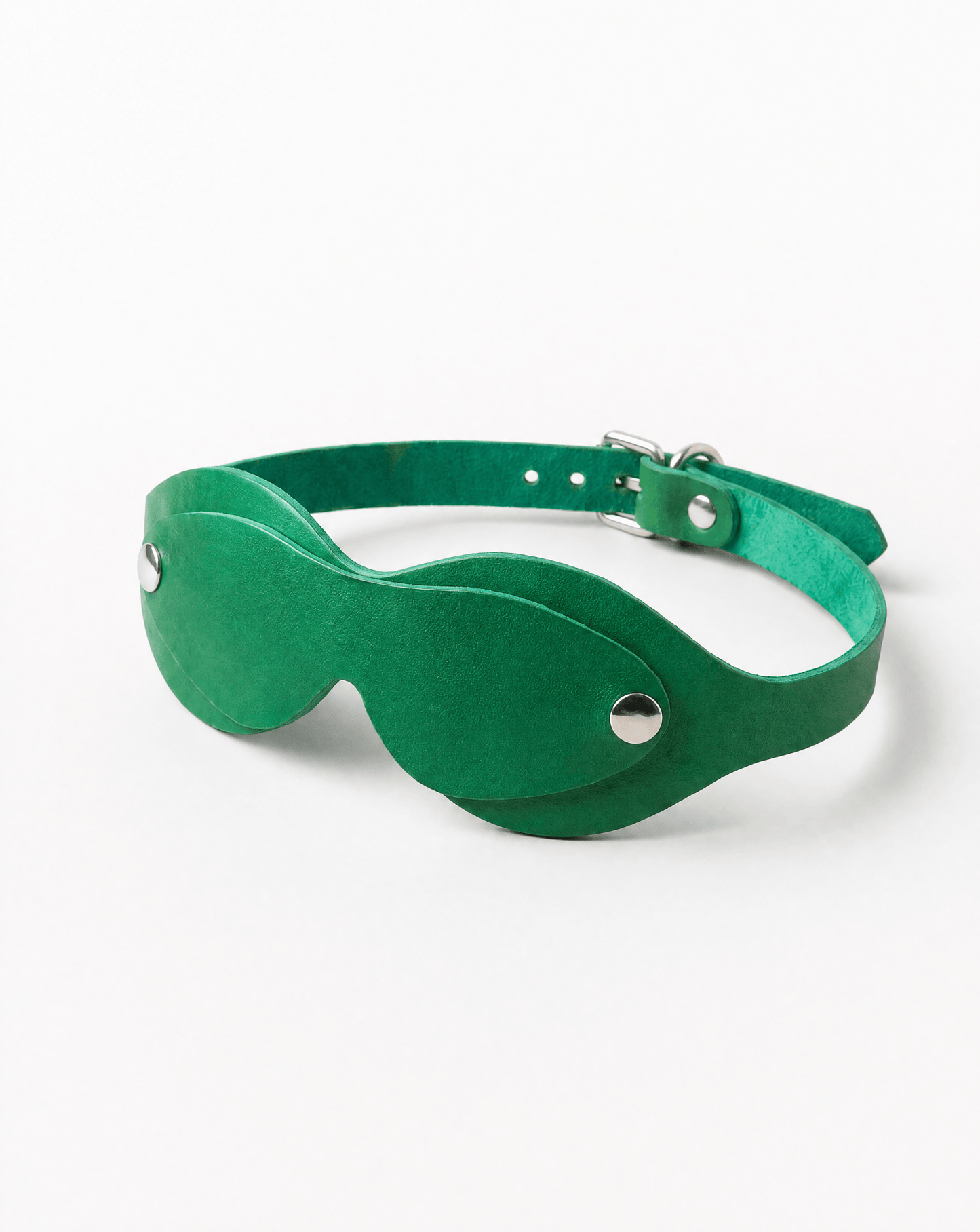 Italian Leather PEEKABOO Blindfold - Lulexy