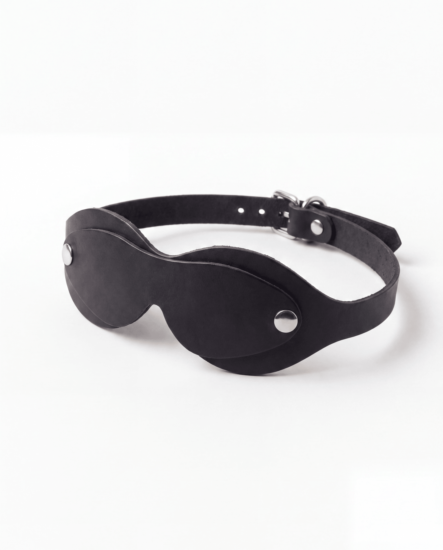 Italian Leather PEEKABOO Blindfold - Lulexy