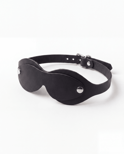 Italian Leather PEEKABOO Blindfold - Lulexy