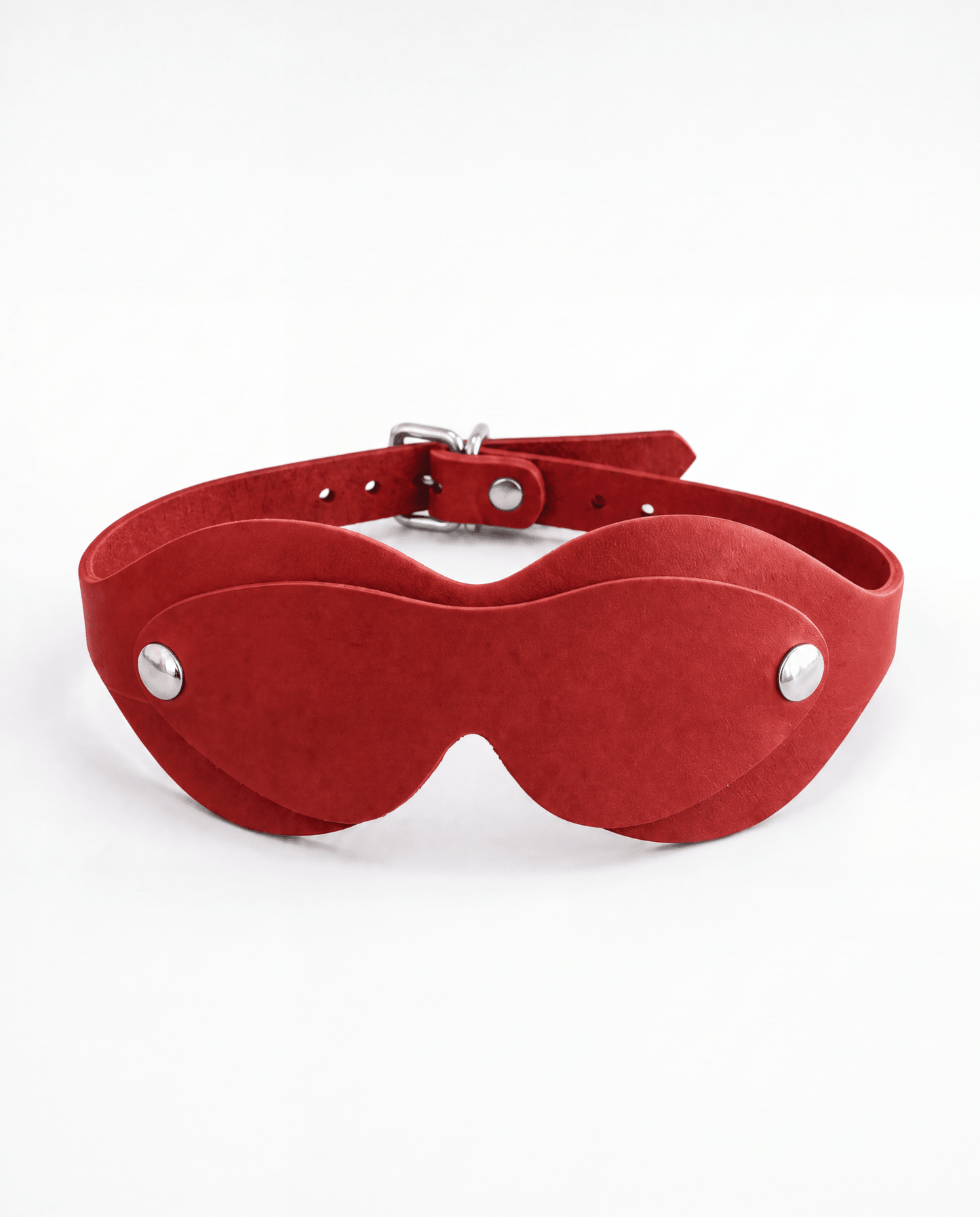 Italian Leather PEEKABOO Blindfold - Lulexy