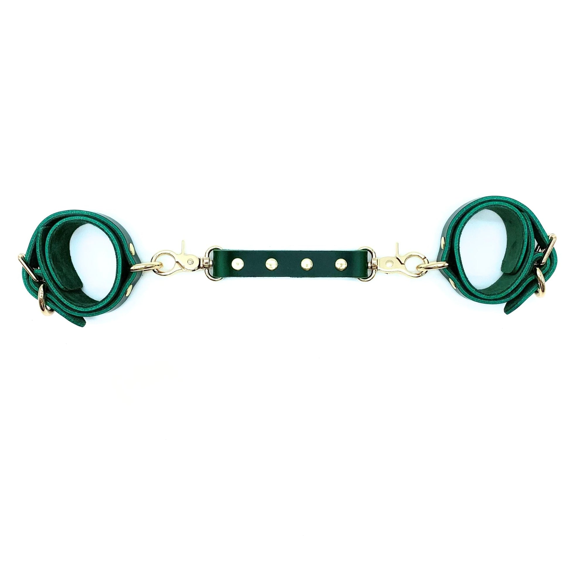 MONA Green Leather 2-Way Connectors - Lulexy