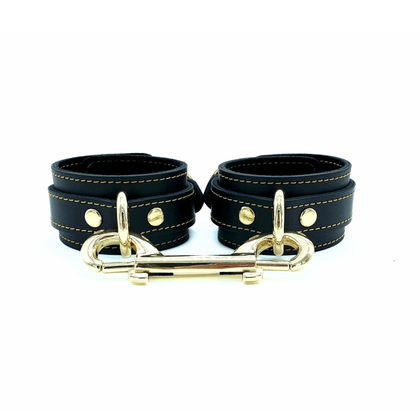 TANGO 7 Piece Set Italian Black Bondage Leather Set - Lulexy