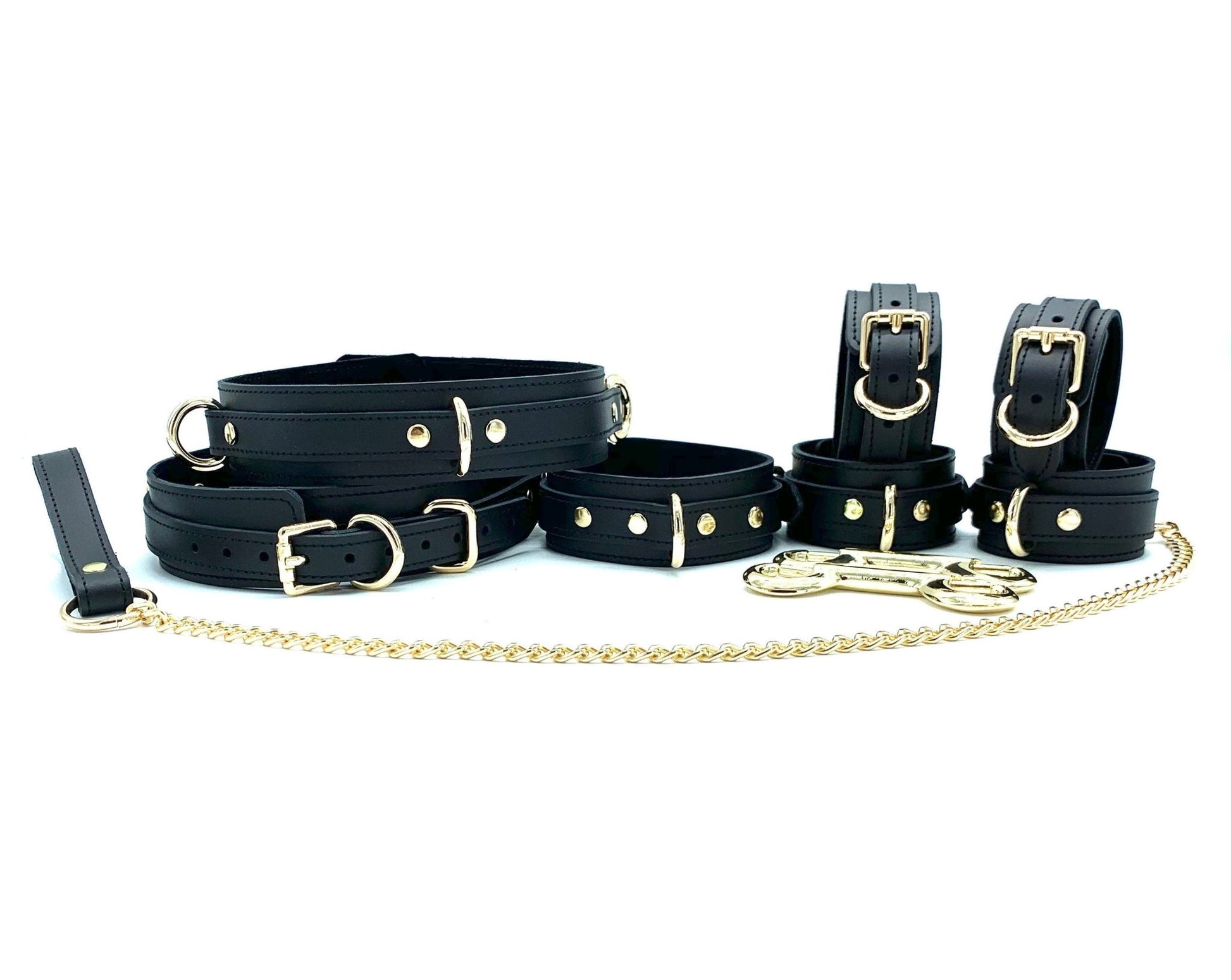 TANGO Black Collar & Leash Set - Lulexy