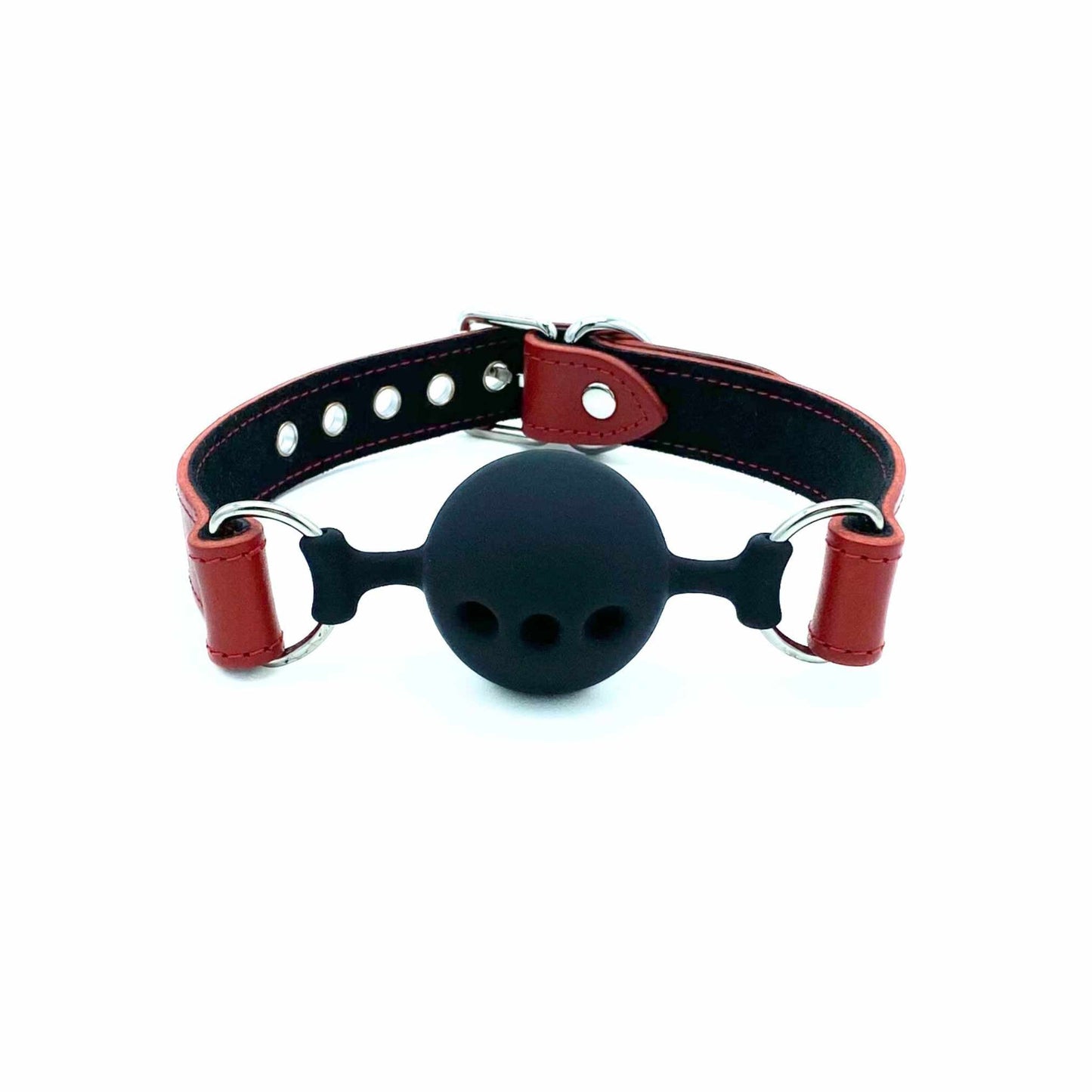 TANGO Red Leather Ball Gag - Lulexy