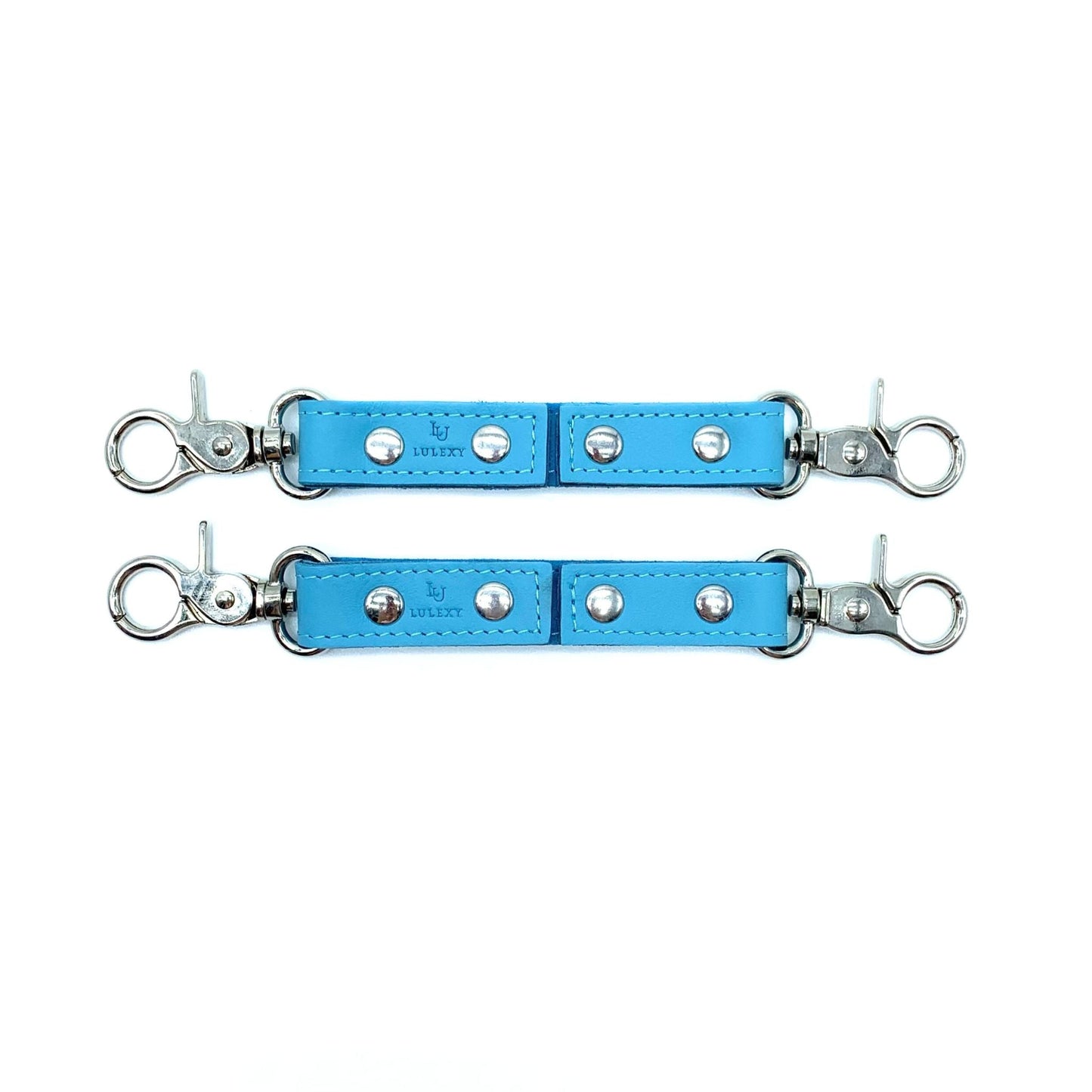 VIENNA Baby Blue Leather 2-Way Connectors - Lulexy